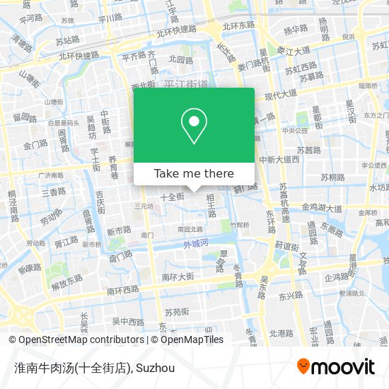 淮南牛肉汤(十全街店) map