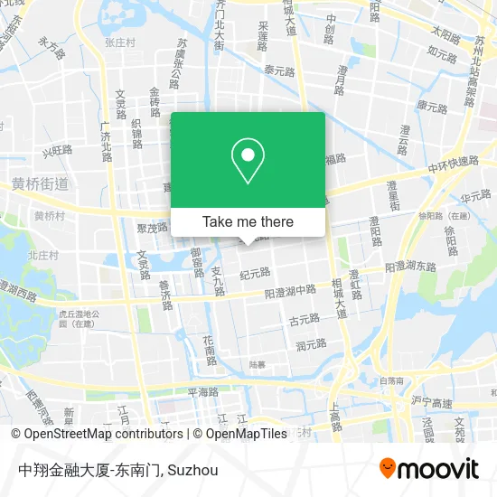 中翔金融大厦-东南门 map