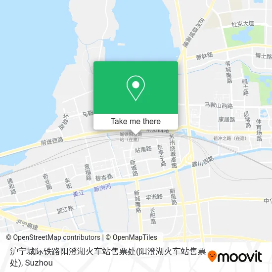 沪宁城际铁路阳澄湖火车站售票处 map