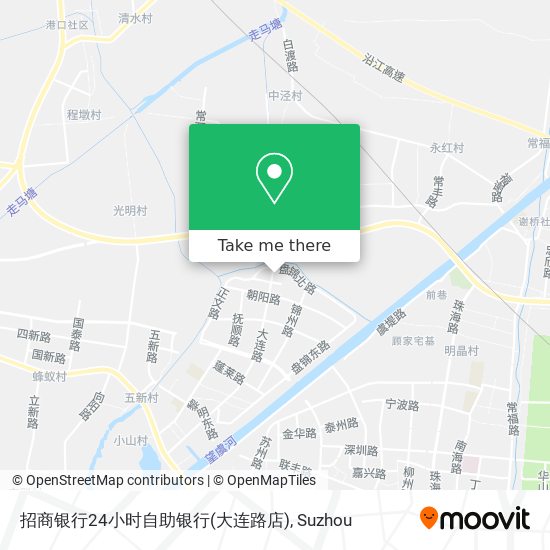 招商银行24小时自助银行(大连路店) map