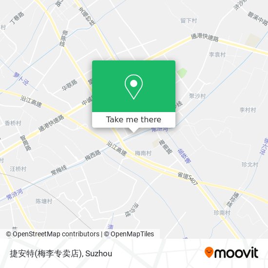 捷安特(梅李专卖店) map