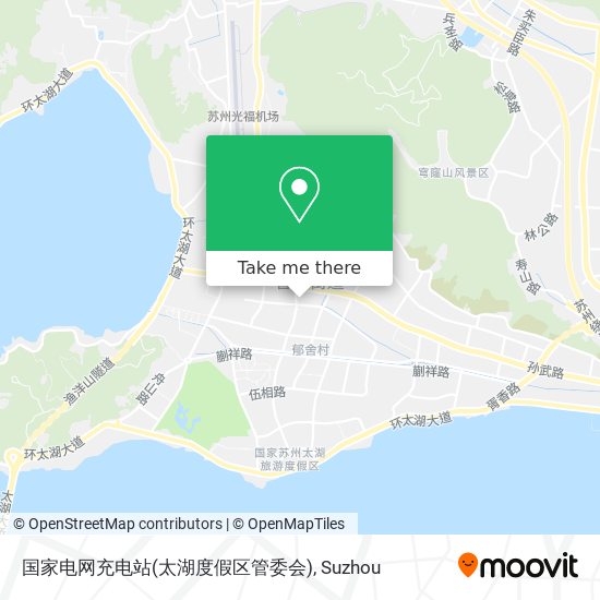 国家电网充电站(太湖度假区管委会) map