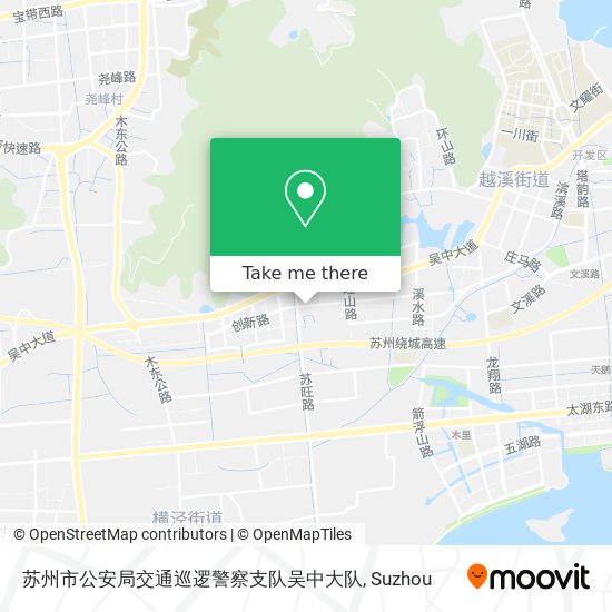 苏州市公安局交通巡逻警察支队吴中大队 map