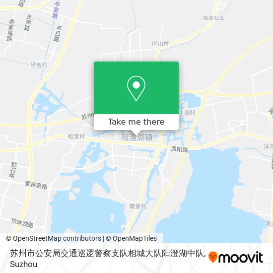苏州市公安局交通巡逻警察支队相城大队阳澄湖中队 map
