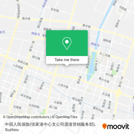 中国人民保险(张家港中心支公司泗港营销服务部) map