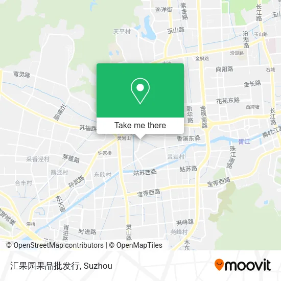 汇果园果品批发行 map