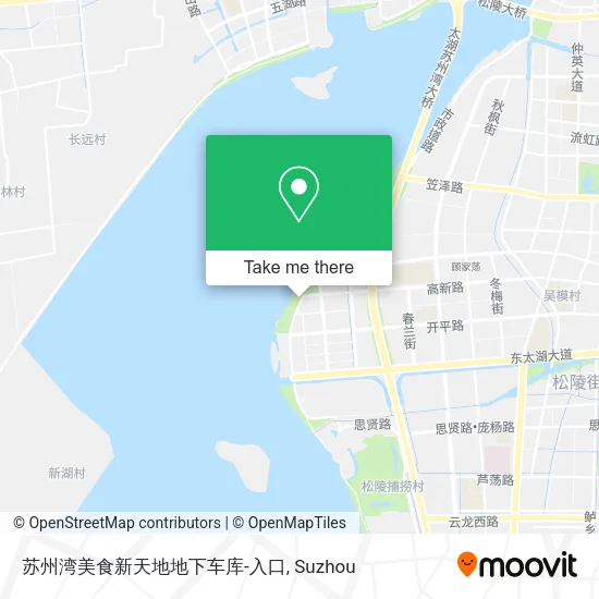 苏州湾美食新天地地下车库-入口 map