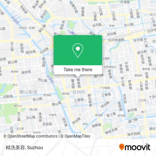 精洗美容 map