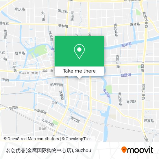 名创优品(金鹰国际购物中心店) map