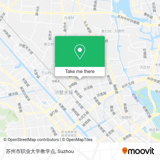 苏州市职业大学教学点 map