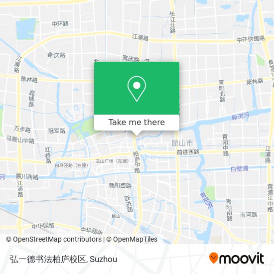 弘一德书法柏庐校区 map