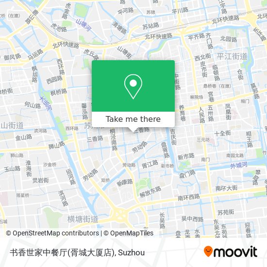 书香世家中餐厅(胥城大厦店) map