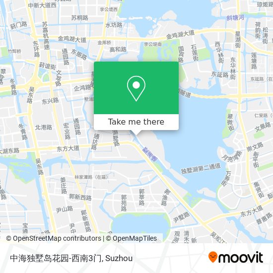 中海独墅岛花园-西南3门 map