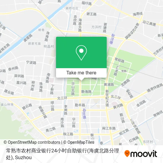 常熟市农村商业银行24小时自助银行(海虞北路分理处) map