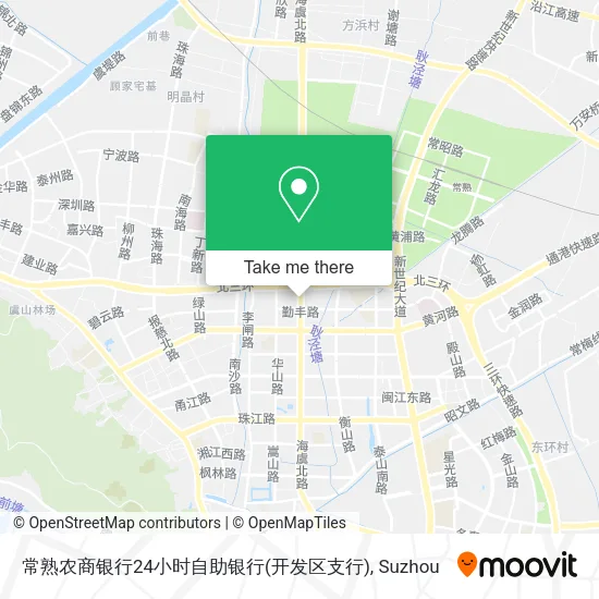 常熟农商银行24小时自助银行(开发区支行) map