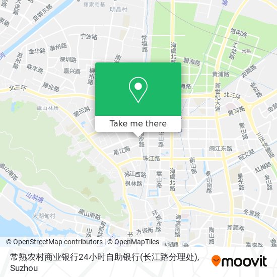 常熟农村商业银行24小时自助银行(长江路分理处) map