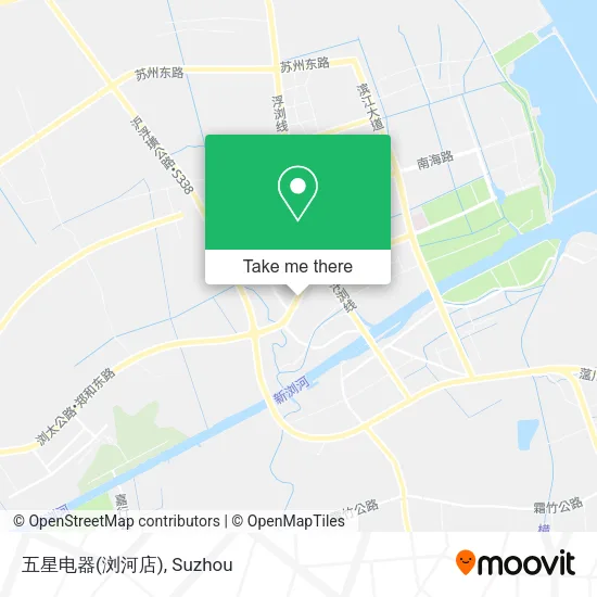 五星电器(浏河店) map