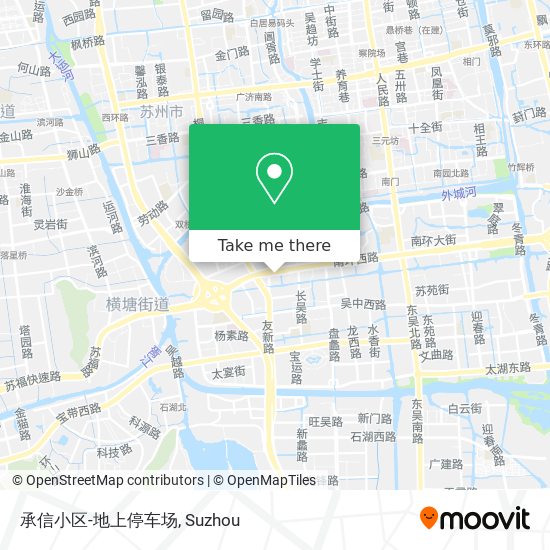 承信小区-地上停车场 map