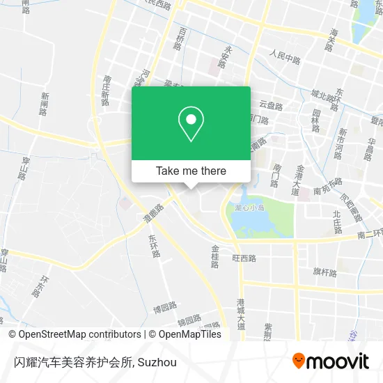 闪耀汽车美容养护会所 map