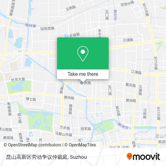 昆山高新区劳动争议仲裁庭 map
