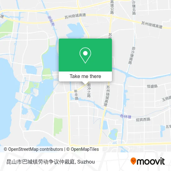 昆山市巴城镇劳动争议仲裁庭 map
