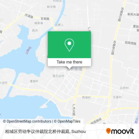 相城区劳动争议仲裁院北桥仲裁庭 map