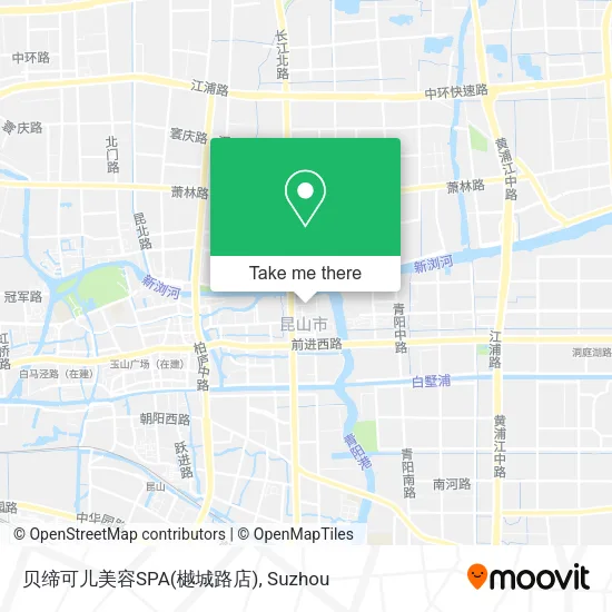 贝缔可儿美容SPA(樾城路店) map