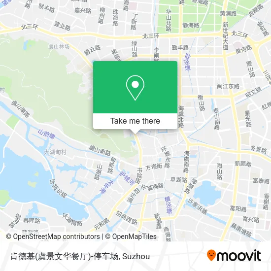 肯德基(虞景文华餐厅)-停车场 map