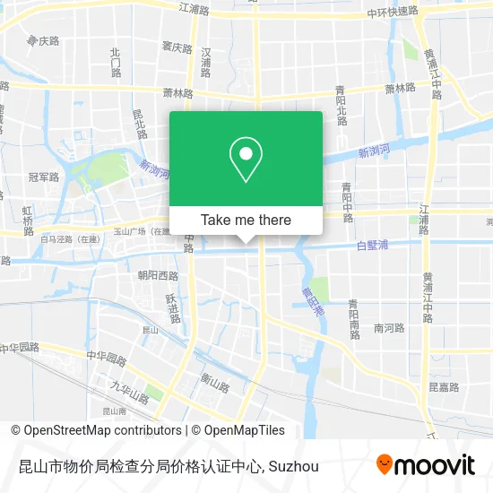 昆山市物价局检查分局价格认证中心 map