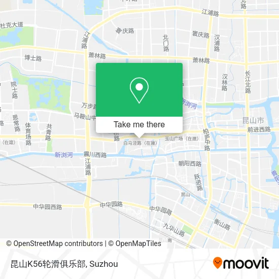 昆山K56轮滑俱乐部 map