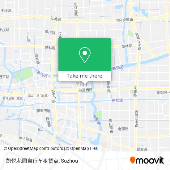 凯悦花园自行车租赁点 map