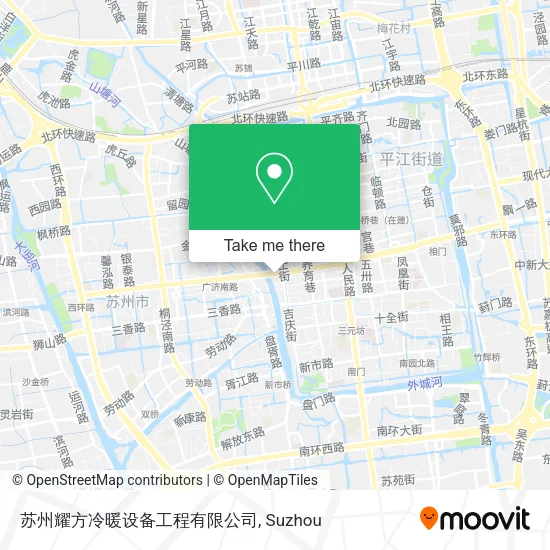苏州耀方冷暖设备工程有限公司 map