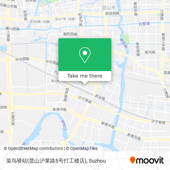 菜鸟驿站(昆山沪莱路5号打工楼店) map