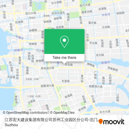 江苏宏大建设集团有限公司苏州工业园区分公司-北门 map