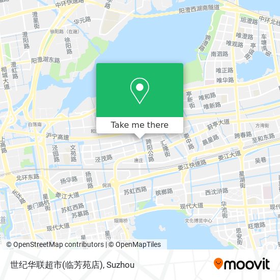 世纪华联超市(临芳苑店) map