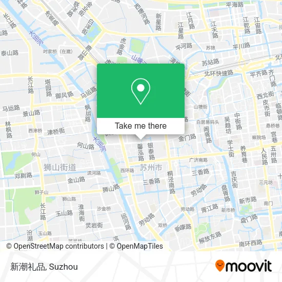 新潮礼品 map