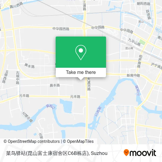 菜鸟驿站(昆山富士康宿舍区C6B栋店) map