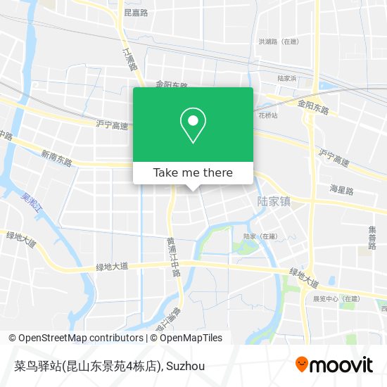 菜鸟驿站(昆山东景苑4栋店) map