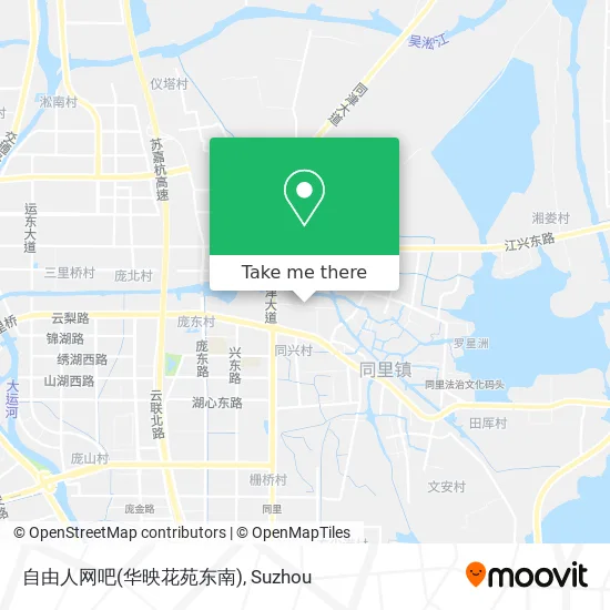 自由人网吧(华映花苑东南) map