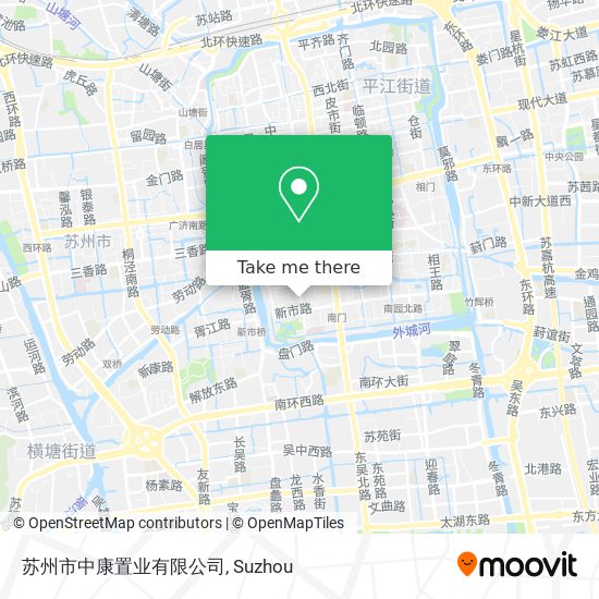 苏州市中康置业有限公司 map