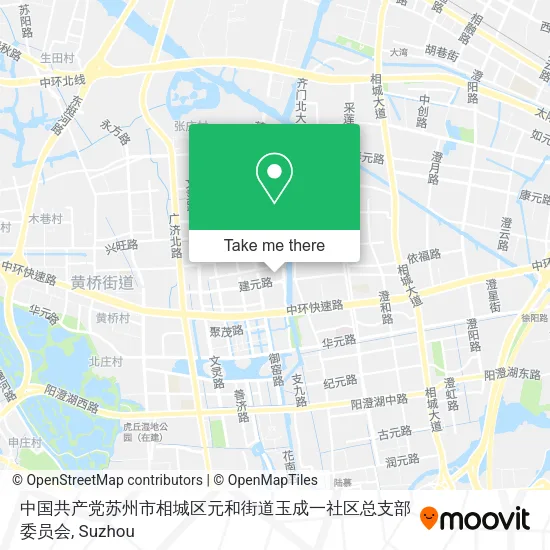 中国共产党苏州市相城区元和街道玉成一社区总支部委员会 map