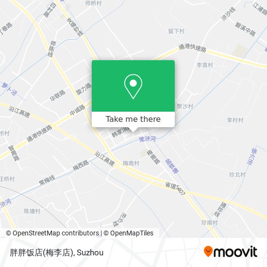胖胖饭店(梅李店) map