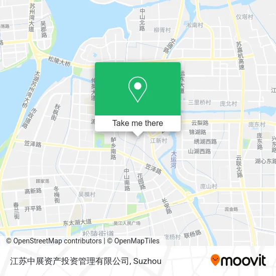 江苏中展资产投资管理有限公司 map