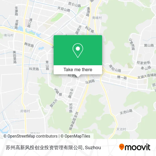 苏州高新风投创业投资管理有限公司 map