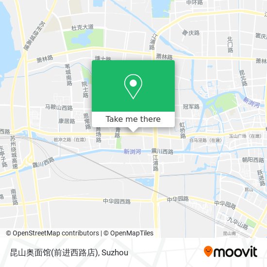 昆山奥面馆(前进西路店) map