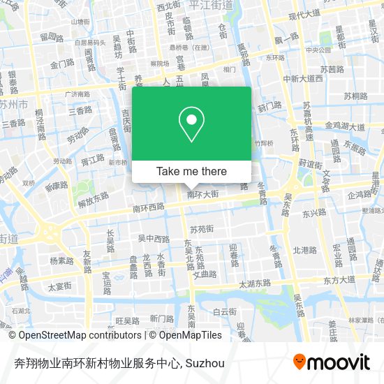 How To Get To 奔翔物业南环新村物业服务中心in 姑苏区by Bus Or Metro