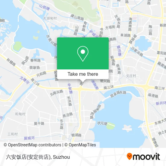 六安饭店(安定街店) map