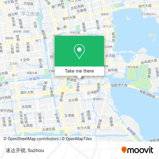 速达开锁 map