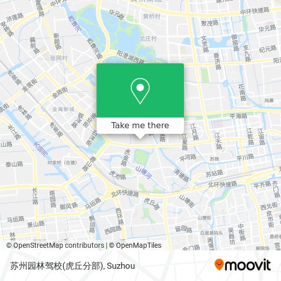 苏州园林驾校(虎丘分部) map