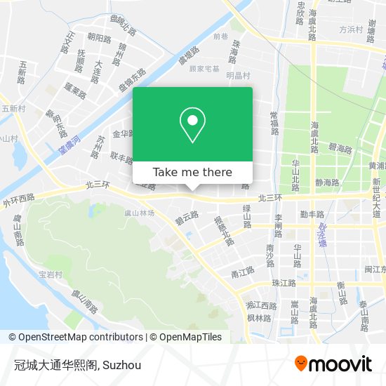 冠城大通华熙阁 map